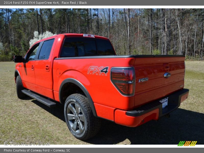 Race Red / Black 2014 Ford F150 FX4 SuperCrew 4x4