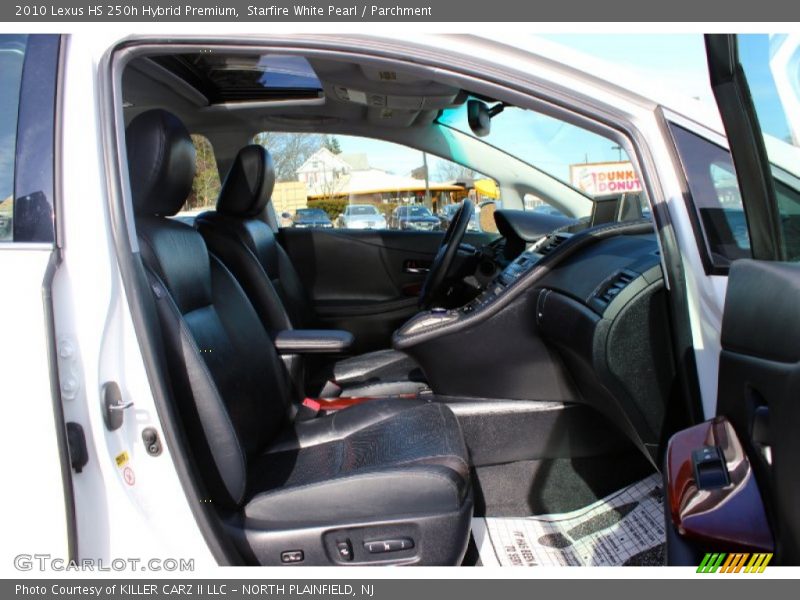 Starfire White Pearl / Parchment 2010 Lexus HS 250h Hybrid Premium