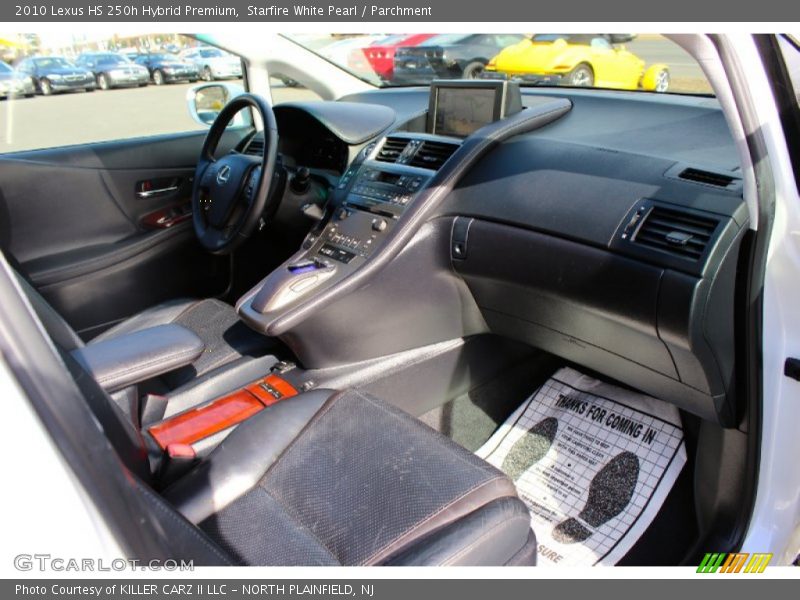 Starfire White Pearl / Parchment 2010 Lexus HS 250h Hybrid Premium