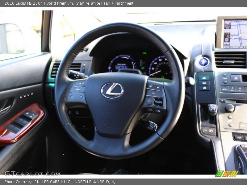 Starfire White Pearl / Parchment 2010 Lexus HS 250h Hybrid Premium