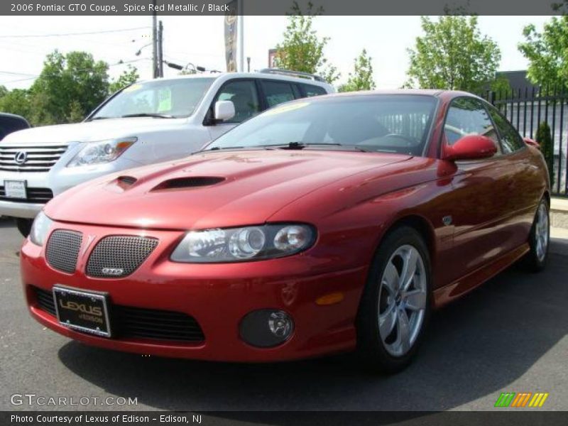 Spice Red Metallic / Black 2006 Pontiac GTO Coupe