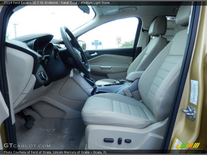  2014 Escape SE 2.0L EcoBoost Medium Light Stone Interior
