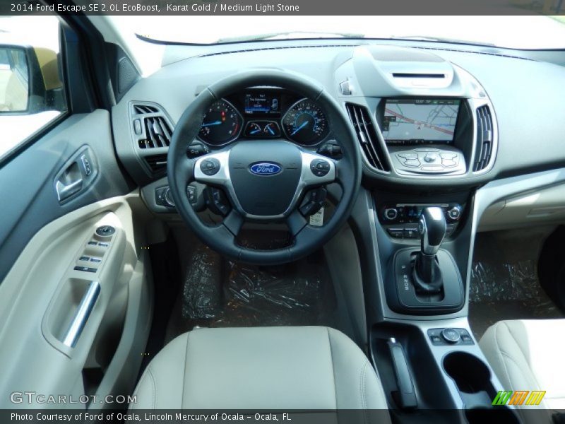 Karat Gold / Medium Light Stone 2014 Ford Escape SE 2.0L EcoBoost