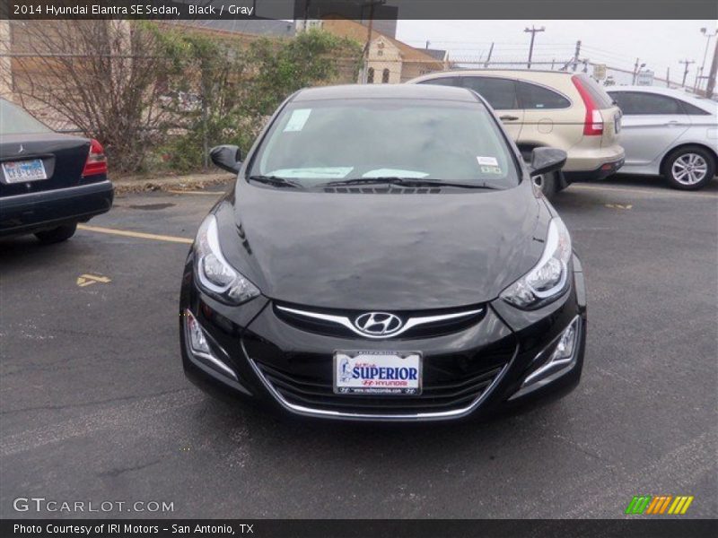 Black / Gray 2014 Hyundai Elantra SE Sedan