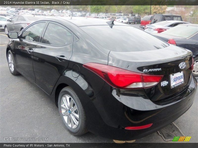 Black / Gray 2014 Hyundai Elantra SE Sedan