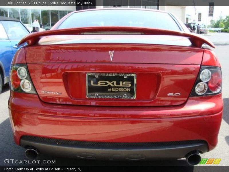 Spice Red Metallic / Black 2006 Pontiac GTO Coupe