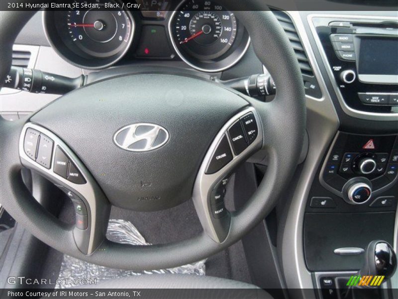 Black / Gray 2014 Hyundai Elantra SE Sedan