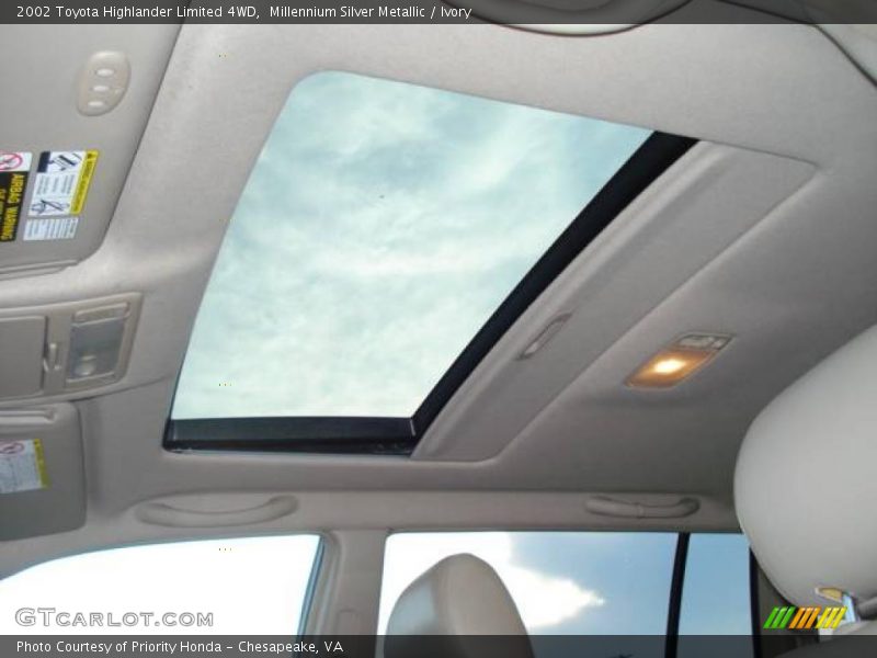 Millennium Silver Metallic / Ivory 2002 Toyota Highlander Limited 4WD