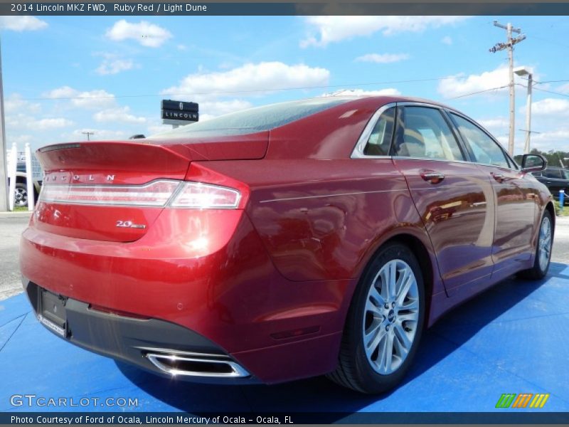 Ruby Red / Light Dune 2014 Lincoln MKZ FWD