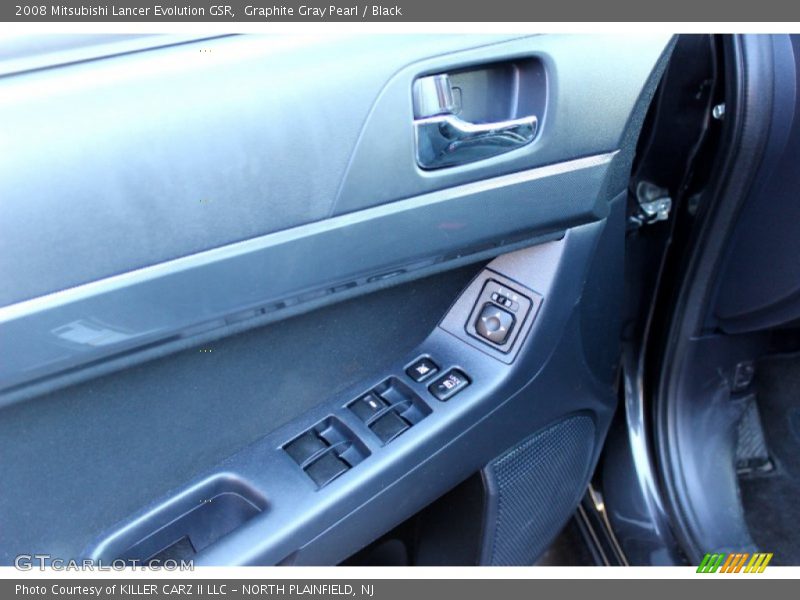 Graphite Gray Pearl / Black 2008 Mitsubishi Lancer Evolution GSR