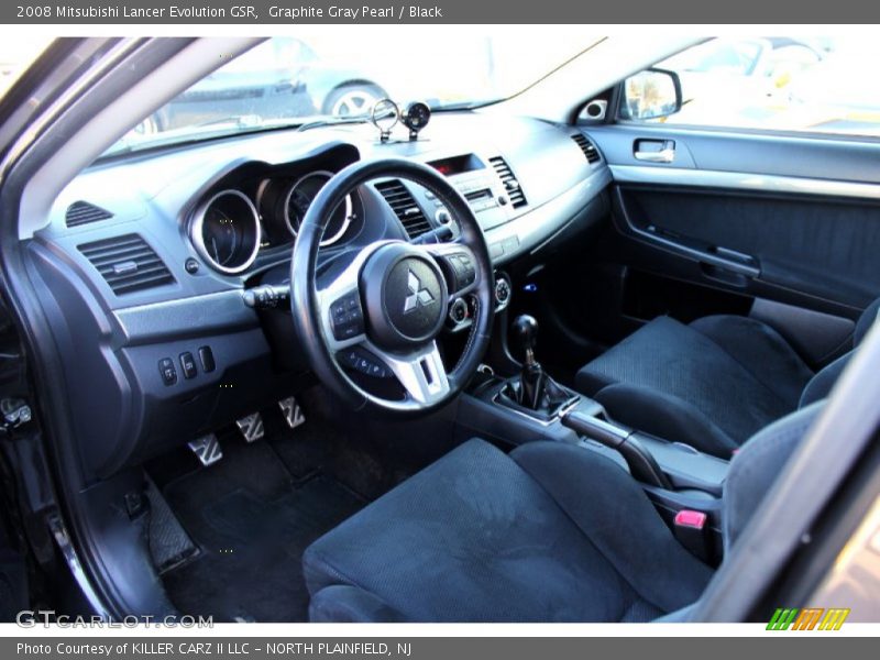  2008 Lancer Evolution GSR Black Interior