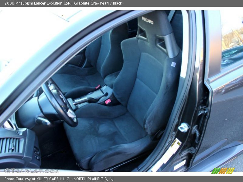 Front Seat of 2008 Lancer Evolution GSR