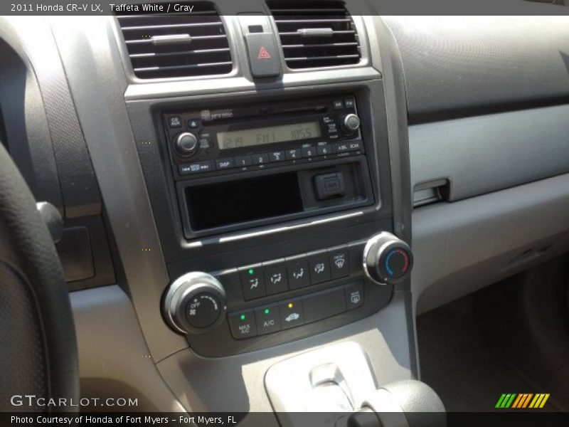 Taffeta White / Gray 2011 Honda CR-V LX
