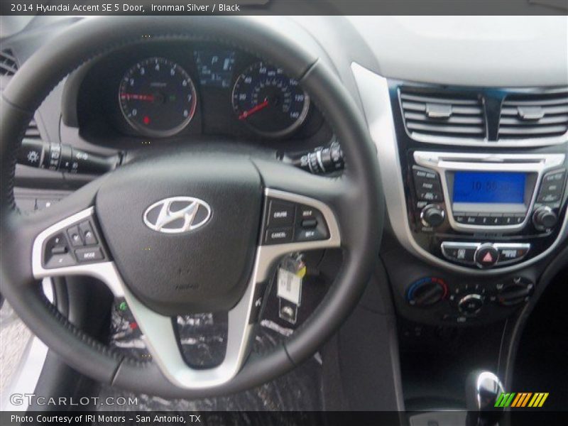 Ironman Silver / Black 2014 Hyundai Accent SE 5 Door