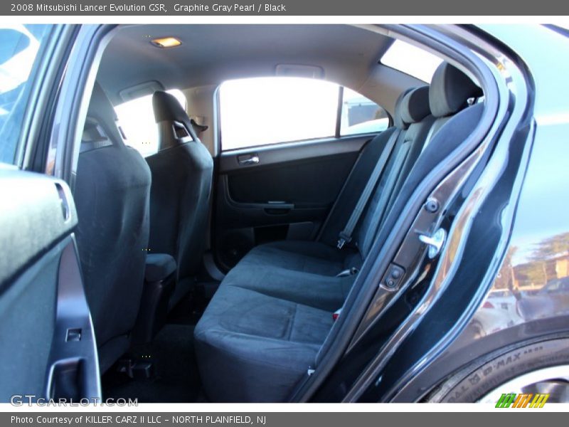 Graphite Gray Pearl / Black 2008 Mitsubishi Lancer Evolution GSR
