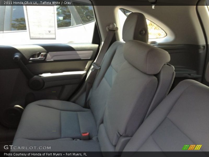 Taffeta White / Gray 2011 Honda CR-V LX