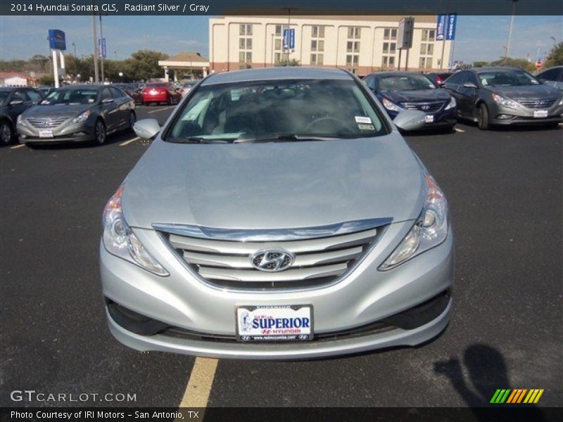 Radiant Silver / Gray 2014 Hyundai Sonata GLS
