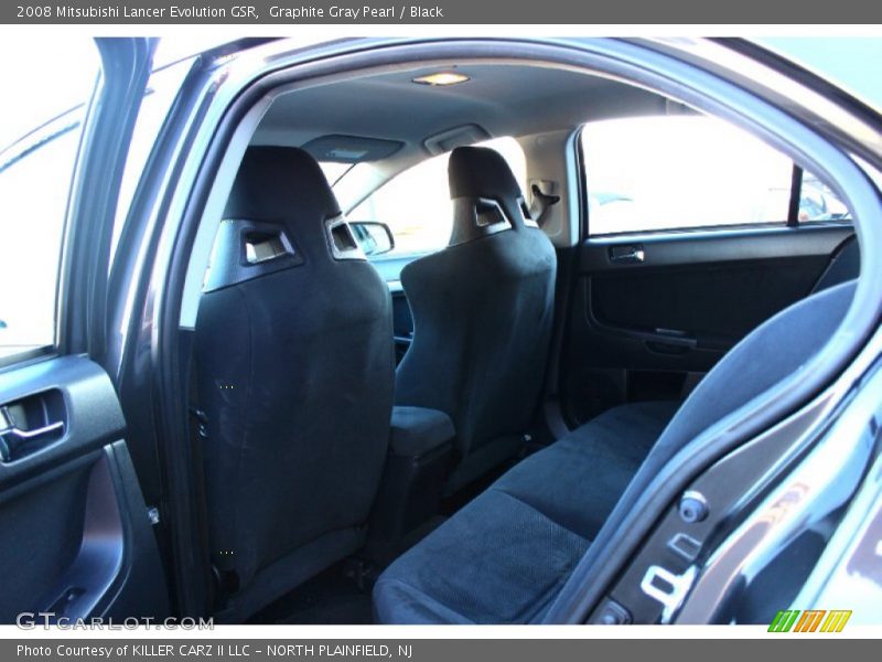 Graphite Gray Pearl / Black 2008 Mitsubishi Lancer Evolution GSR