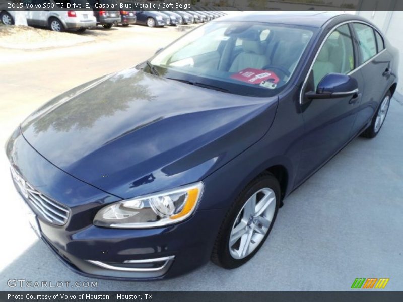 Caspian Blue Metallic / Soft Beige 2015 Volvo S60 T5 Drive-E