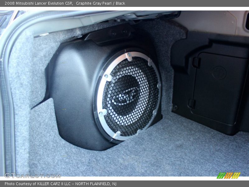 Graphite Gray Pearl / Black 2008 Mitsubishi Lancer Evolution GSR