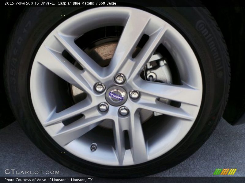 Caspian Blue Metallic / Soft Beige 2015 Volvo S60 T5 Drive-E