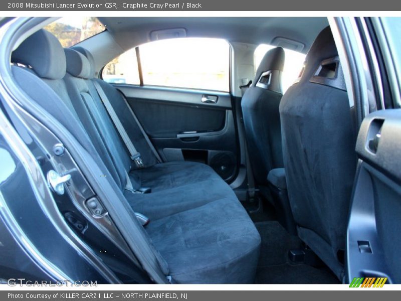 Graphite Gray Pearl / Black 2008 Mitsubishi Lancer Evolution GSR