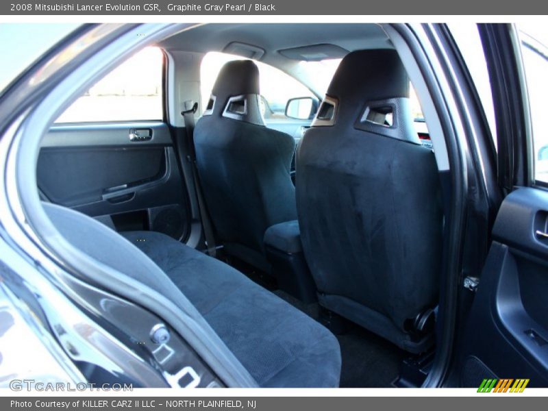 Graphite Gray Pearl / Black 2008 Mitsubishi Lancer Evolution GSR