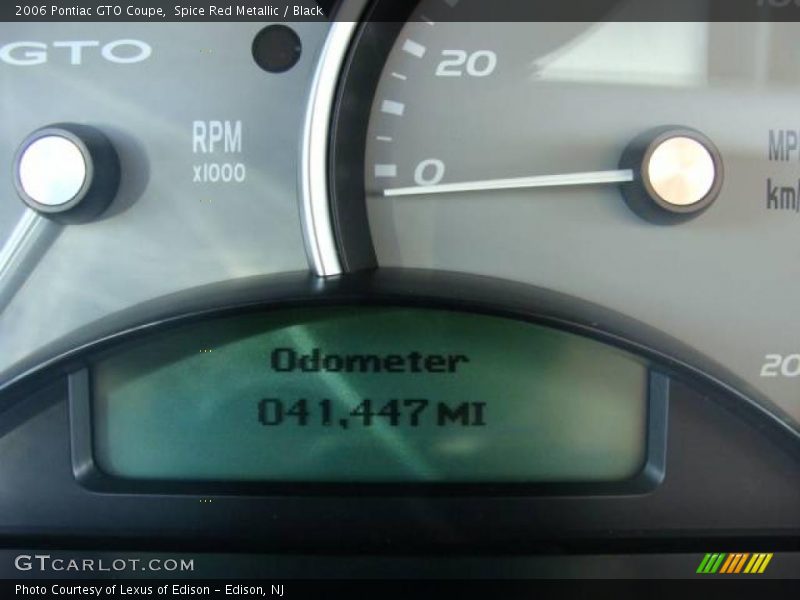 Spice Red Metallic / Black 2006 Pontiac GTO Coupe