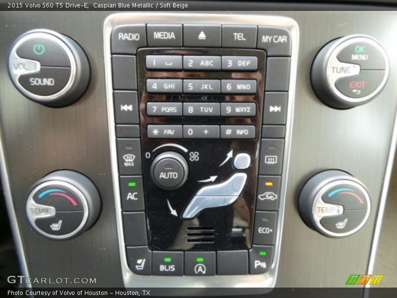 Caspian Blue Metallic / Soft Beige 2015 Volvo S60 T5 Drive-E