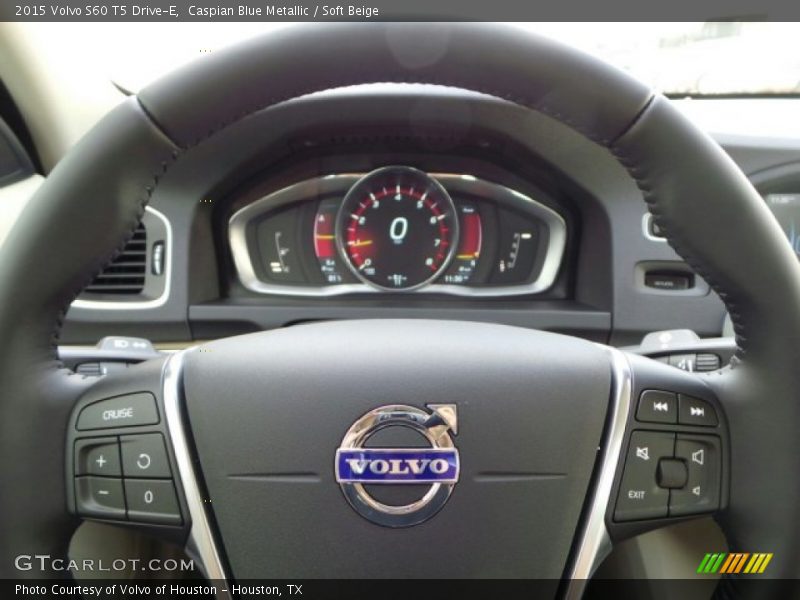 Caspian Blue Metallic / Soft Beige 2015 Volvo S60 T5 Drive-E
