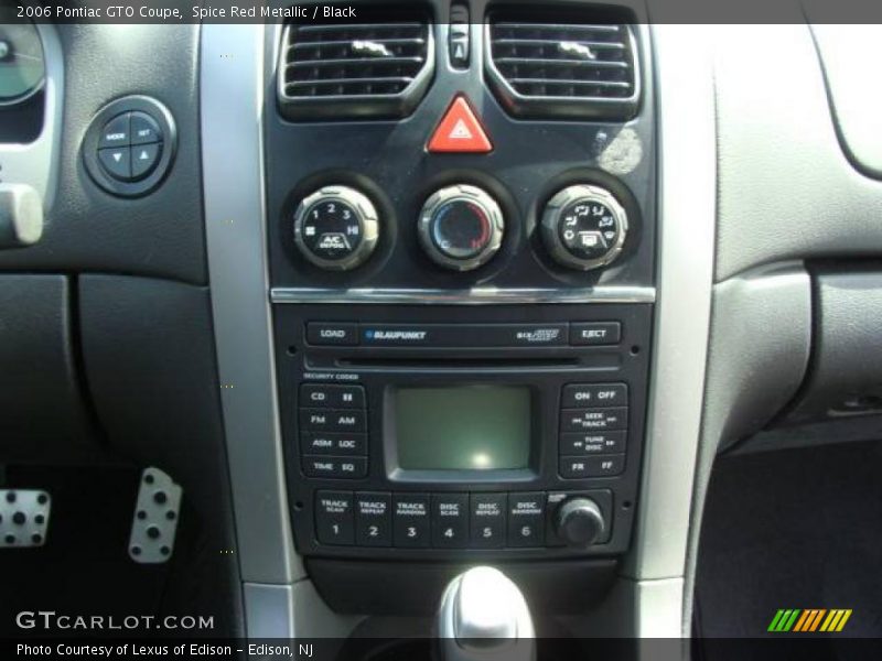Spice Red Metallic / Black 2006 Pontiac GTO Coupe