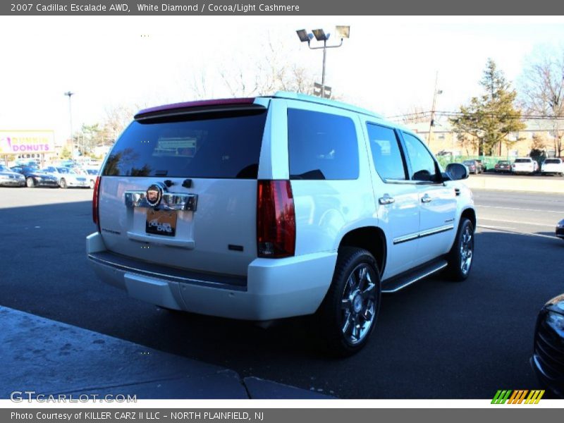 White Diamond / Cocoa/Light Cashmere 2007 Cadillac Escalade AWD