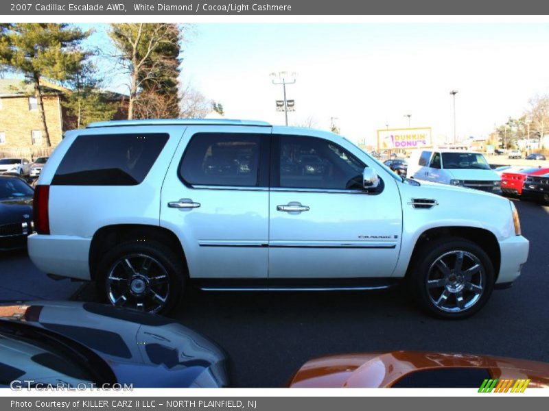 White Diamond / Cocoa/Light Cashmere 2007 Cadillac Escalade AWD