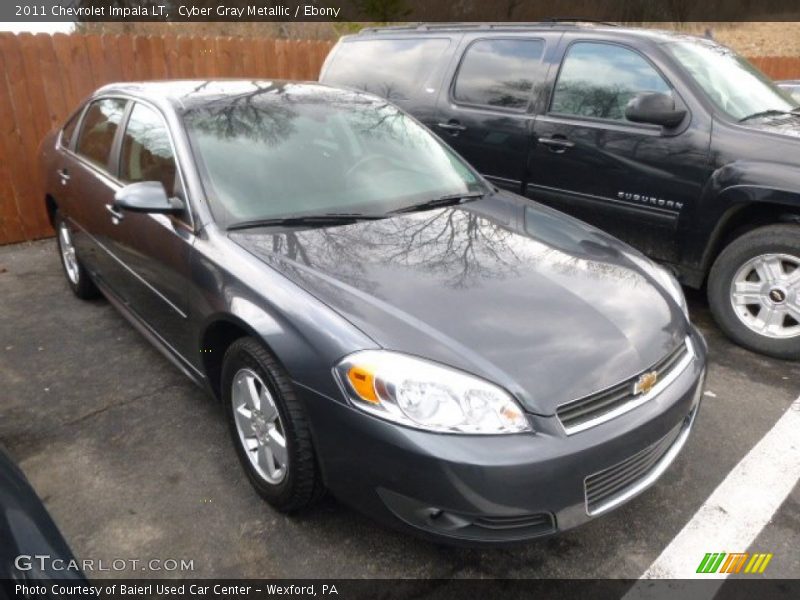 Cyber Gray Metallic / Ebony 2011 Chevrolet Impala LT