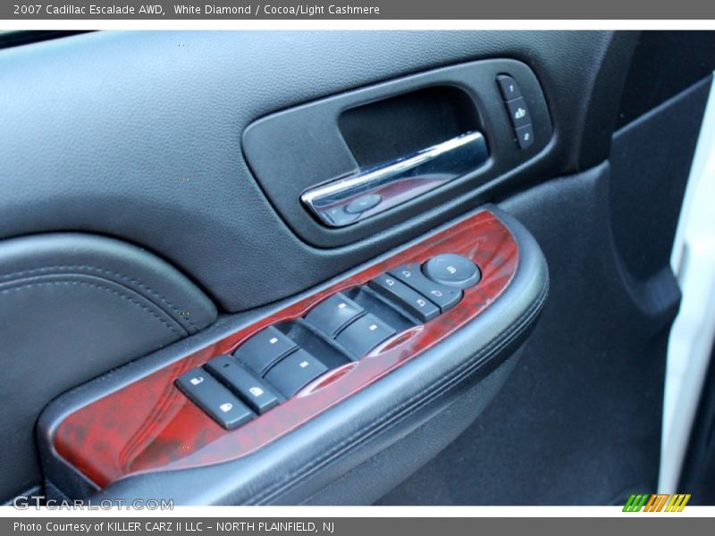 White Diamond / Cocoa/Light Cashmere 2007 Cadillac Escalade AWD