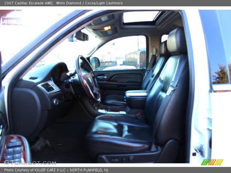 White Diamond / Cocoa/Light Cashmere 2007 Cadillac Escalade AWD