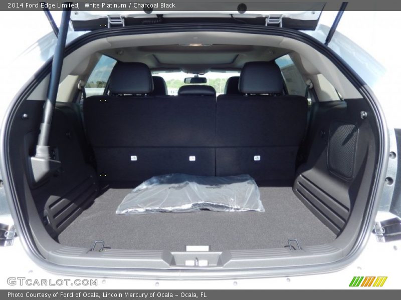 White Platinum / Charcoal Black 2014 Ford Edge Limited