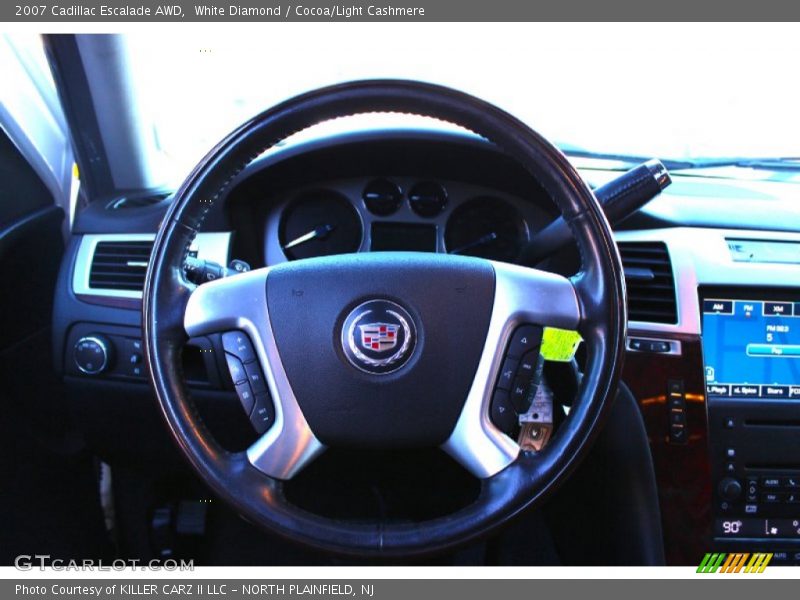 White Diamond / Cocoa/Light Cashmere 2007 Cadillac Escalade AWD