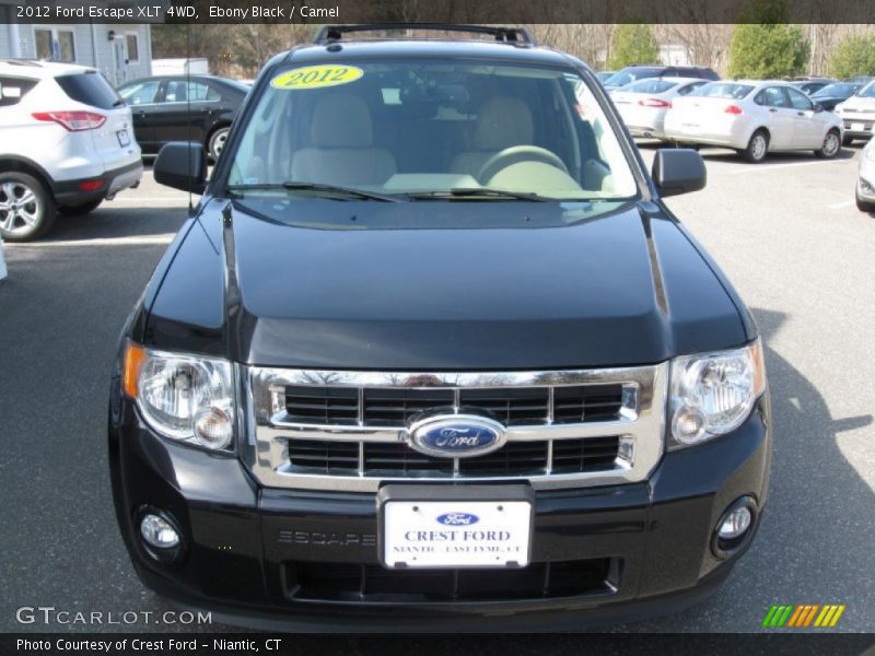 Ebony Black / Camel 2012 Ford Escape XLT 4WD