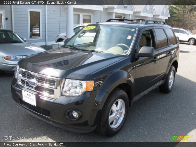 Ebony Black / Camel 2012 Ford Escape XLT 4WD