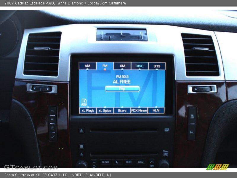 White Diamond / Cocoa/Light Cashmere 2007 Cadillac Escalade AWD