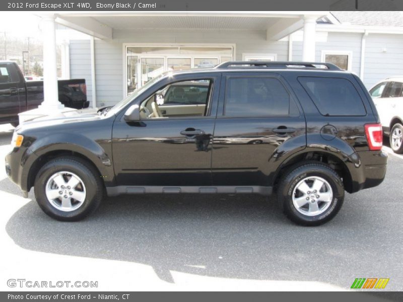 Ebony Black / Camel 2012 Ford Escape XLT 4WD