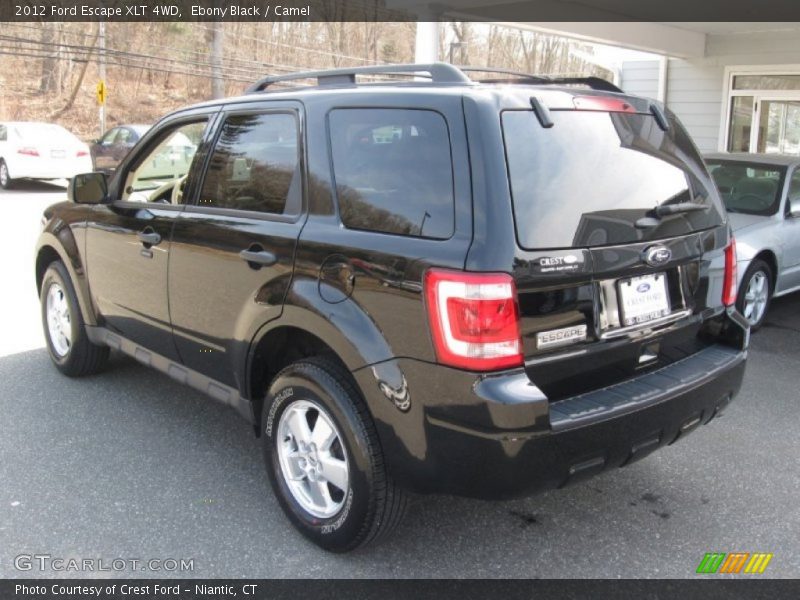 Ebony Black / Camel 2012 Ford Escape XLT 4WD
