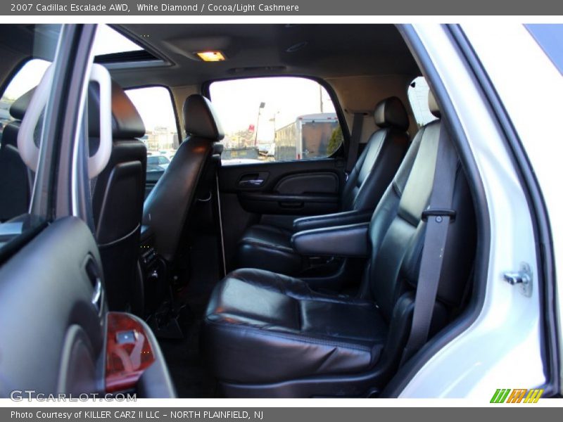 White Diamond / Cocoa/Light Cashmere 2007 Cadillac Escalade AWD
