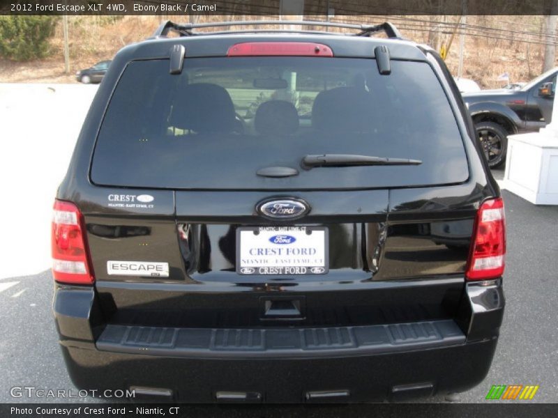 Ebony Black / Camel 2012 Ford Escape XLT 4WD