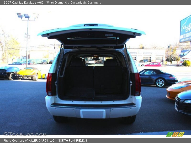 White Diamond / Cocoa/Light Cashmere 2007 Cadillac Escalade AWD