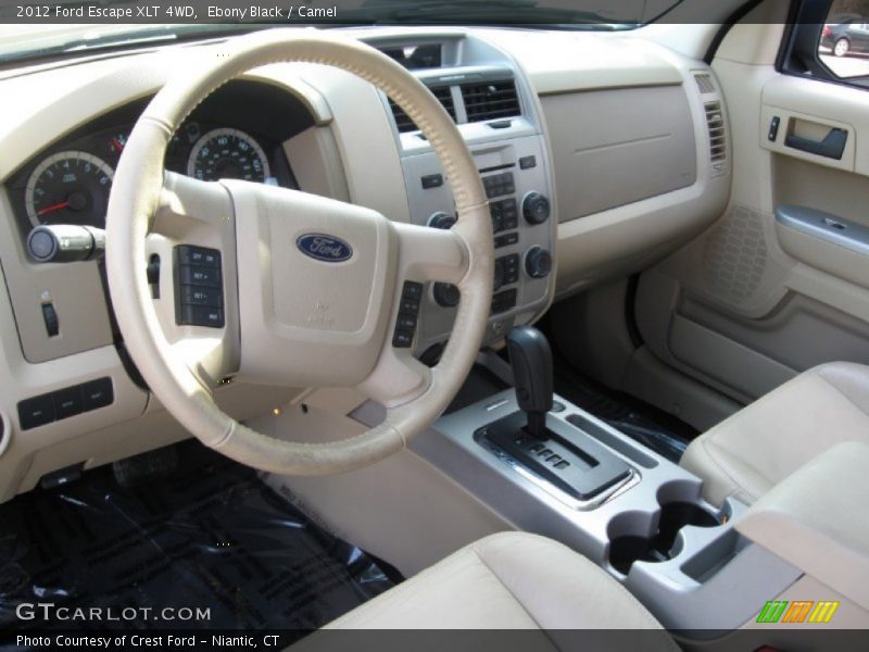 Ebony Black / Camel 2012 Ford Escape XLT 4WD