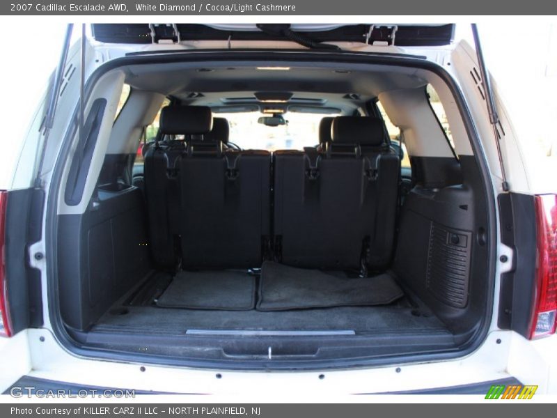 White Diamond / Cocoa/Light Cashmere 2007 Cadillac Escalade AWD