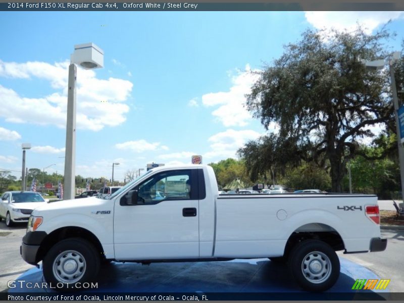 Oxford White / Steel Grey 2014 Ford F150 XL Regular Cab 4x4