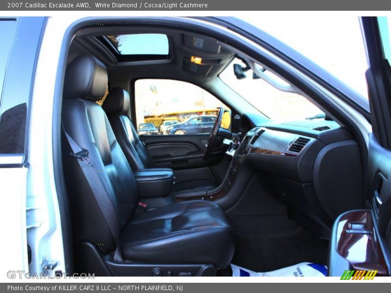White Diamond / Cocoa/Light Cashmere 2007 Cadillac Escalade AWD